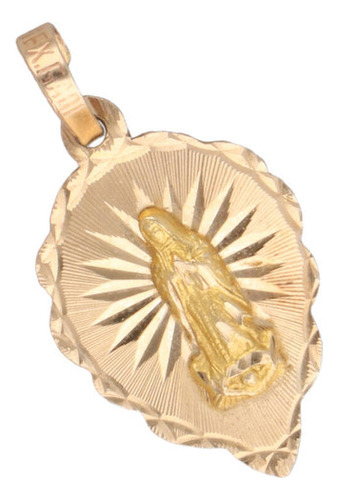 Medalla De 14k Oro Amarillo, 1 Gramos
