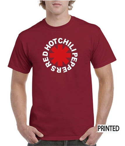 Polera Hombre Estampado Red Hot Chili Peppers