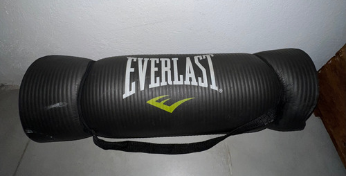 Everlast Yogamat Pilates Gimnasia 10mm - El Rey Color Negro