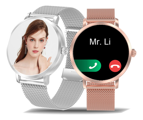 Sacosding Reloj Inteligente Mujer Amoled Smart Watch Deporte