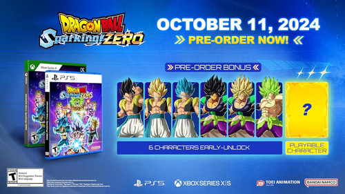Dragon Ball Sparking Zero Ps5 Mídia Física (lacrado)