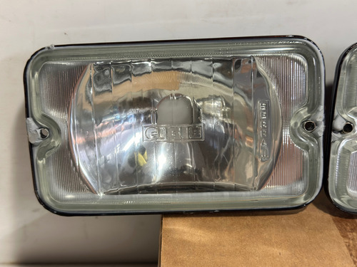 Par Bloco Farol Milha Serra Ii 2 Cibiê Liso Opala Chevette Gol Gt Passat Maverick Corcel C10
