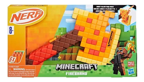 Nerf Minecraft Firebrand - Stormlander Hasbro Lanza Dardos