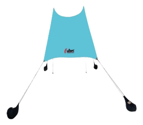 Sombrilla Carpa Sunshade Techo Playa Outdoors Professional C Turquesa