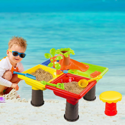 Mesa De Arena De Juguete Para Niños, Caja De Los 45x45x35cm