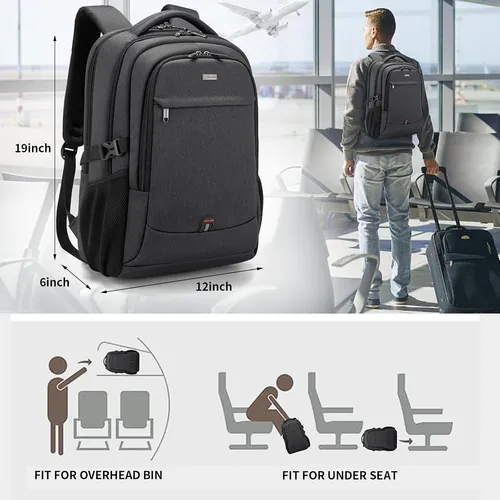 Duslang Mochila Para Portátil De 17 Pulgadas Para Viajes...