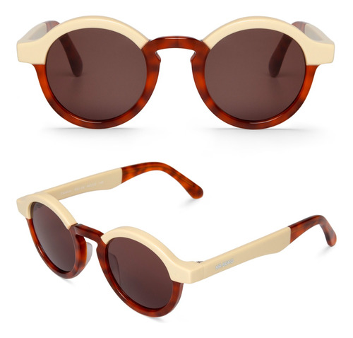 Anteojos De Sol Mr Boho Dalston Cream Leo Filtro Uv400 Gafas