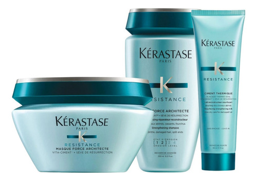 Kit Tratamiento Para Cabello Dañado Kerastase Resistance