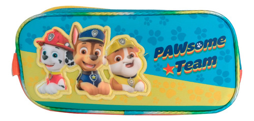 Lapicera Paw Patrol Escolar Doble Cierre Niño Original Ruz