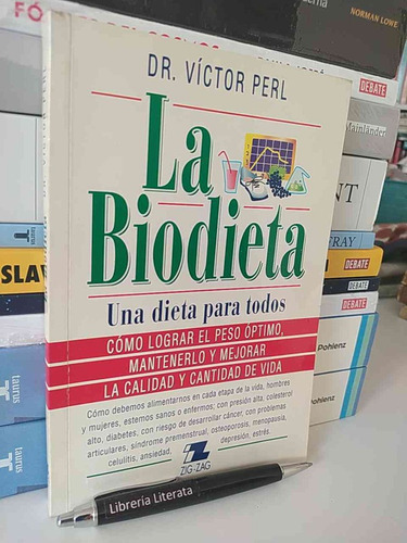 La Biodieta Dr. Víctor Perl Ed. Zigzag Solo Originales