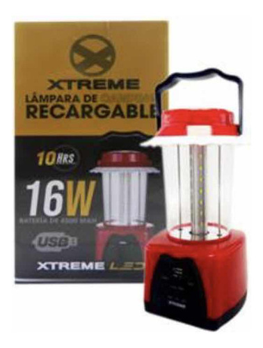 Lampara Camping Recargable 16wled Xtreme