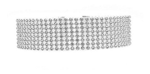 Collar - Bling Bling 2.5cm Wide Rhinestones Chain Necklaces 