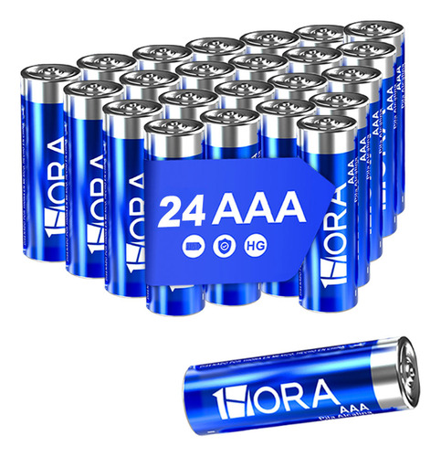 Batería AAA cilíndrica GAR135 de 1 hora - kit de 24 unidades