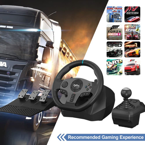 Pxn V9 Gaming Steering Wheel, 270/900 Degree With Pedals ...