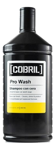 Shampoo Concentrado Con Cera Para Autos 900ml Cobril U R U 