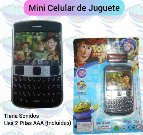 Juguete Musical Niño Celular Toy Story Sonidos