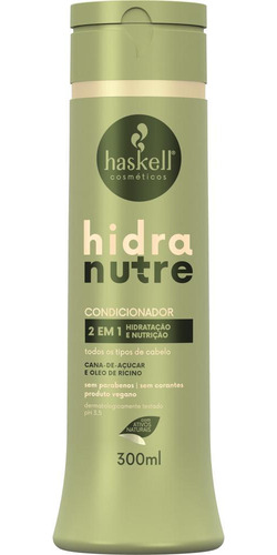 Kit Shampoo E Condicionador 300ml Haskell Hidranutre