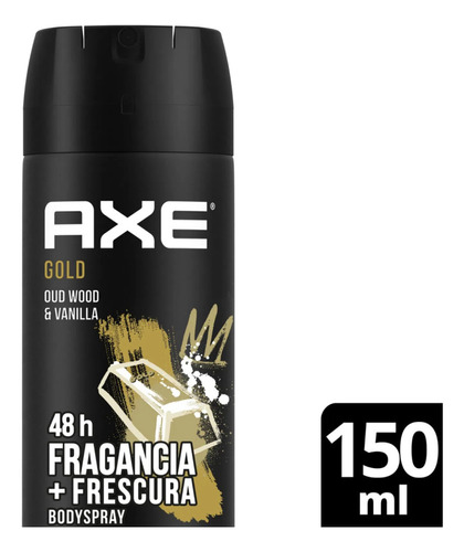 Axe Gold Vainilla Desodorante 150 Ml X 6 Unidades