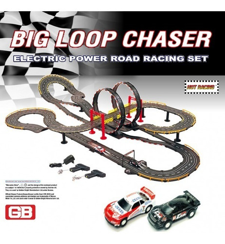 Pista Electric Power Big Loop Chaser Road 66594 Gb Pacific Color Negro