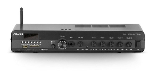 Amplificador Frahm Slim 3700 Optical 240w Multi Canal