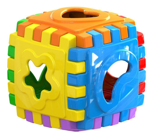 Brinquedo Bebê Infantil Didático Baby Cube Maral