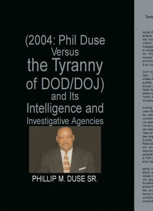 Libro Phil Duse Versus The Tyranny Of Dod - Phillip M Dus...