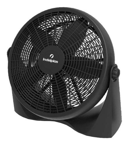 Imagen 3 de 3 de Ventilador de pared y de piso Indelplas IV20 turbo negro con 5 palas de plástico, 20" de diámetro 220 V