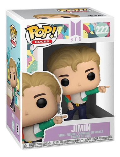Funko Pop Rocks Jimin 222 Bts Dynamite Kpop Idol Protector