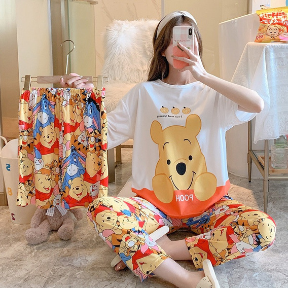 Winnie the Pooh bebé valiente tipo compartir Cuerpo Suit Pijamas 