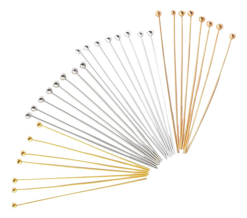 200 Pçs Pinos De Metal Com Cabeça Esférica Pinos De 20 Mm
