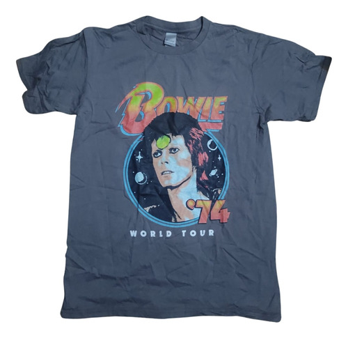 Camiseta Con Estampado De Bowie