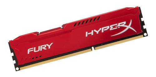 Memoria RAM Fury gamer color rojo 8GB 1 HyperX HX316C10FR/8