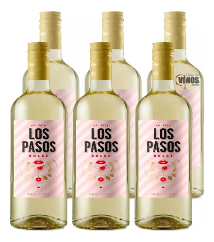 Vino Los Pasos Dulce Bodega Septima 750ml Caja X6