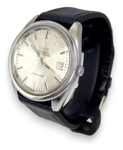 Reloj Omega Seamaster Cronómetro Ref 168.022 Cal 564 36 Mm Negro Plateado Gris (Usado)