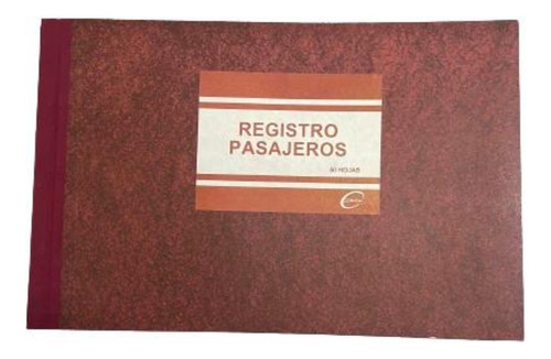 Libro Registro De Pasajeros