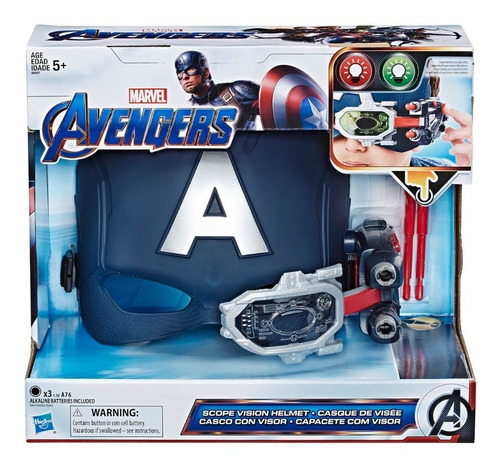 Avengers Casco Con Visor  Marvel Capitan America Hasbro
