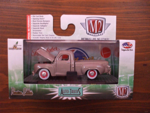 M2 Machines Auto-trucks 1949 Studebaker 2r Truck Beige Caja
