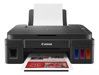 Impresora A Color Canon Pixma G3110 Negra 220v Con Wifi