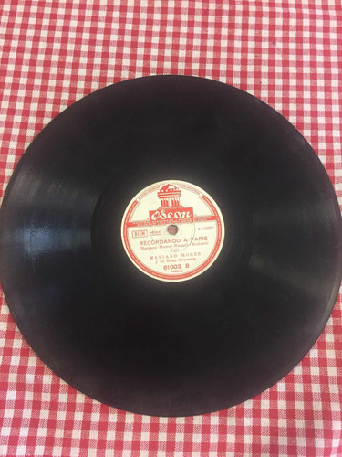 Disco De Pasta Mariano Mores Odeon 61003 78 Rpm (Usado)