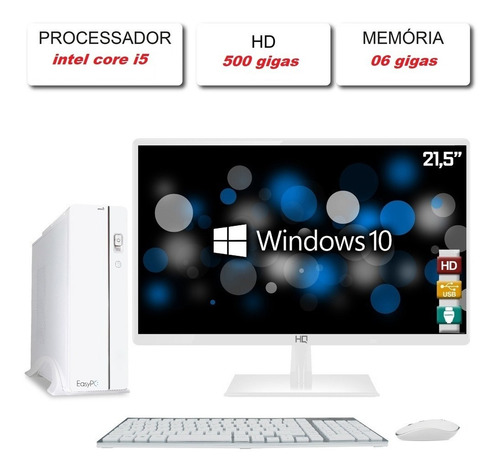 Computador Top Intel Core I5 4 Gigas Memoria 24 Polegadas