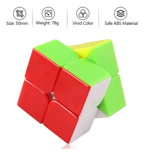 D-fantix Cyclone Boys 2x2 Speed ??cube Sin Pegatinas 2 Por 2