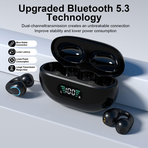 Auriculares Inalámbricos Con Clip De Oreja Abierta Bluetooth