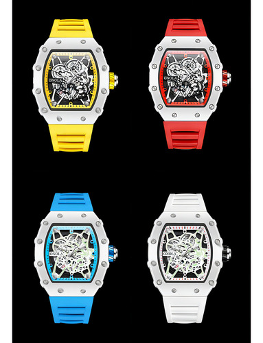 Relojes Onola Luminous Waterproof De Moda Para Hombre Color De La Correa Azul