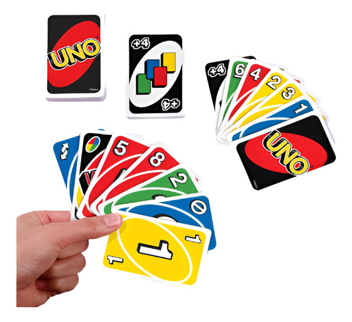 Juego De Cartas Uno || Mattel || Familiar
