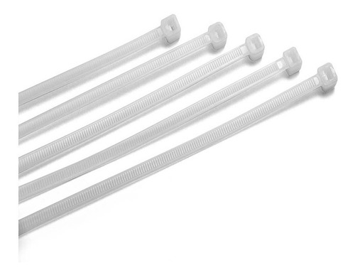 Abraçadeira Em Nylon 200mm X 4,8mm 100 Unidades Cor Branco