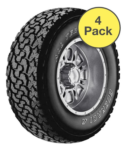 Paq 4 Llantas Euzkadi All Terrain 10r15lt 109r 6pr Owl 