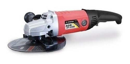 Imagen 1 de 1 de Amoladora Angular 230mm 2100 Watts Stayer Agr21-230 Color Rojo