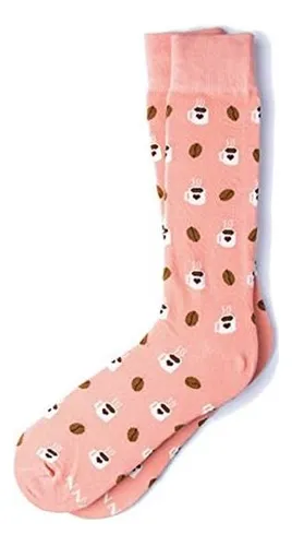 Alynn Mens Hipster But First, Coffee & Beans - Calcetines De