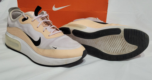 Zapatillas Nike Blancas Y Rosa Mujer Con Pipa Negra (Usado)