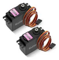 Comprar 2pcs Mg996r Servo Motor Engranaje De Alta Velocidad Servo Rc